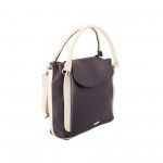 Beau Design Stylish Purple Color Imported PU Leather Handbag With Double Handle For Women's/Ladies/Girls